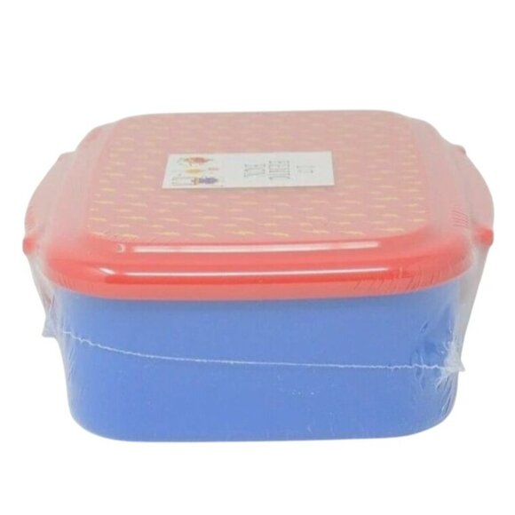 Colorful Childrens Bento Lunch Box With Lightning Bolt Pattern - Picture 2 of 2